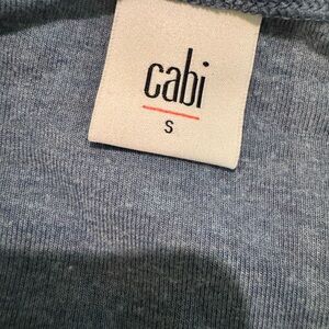 CAbi Light Blue Knit Top